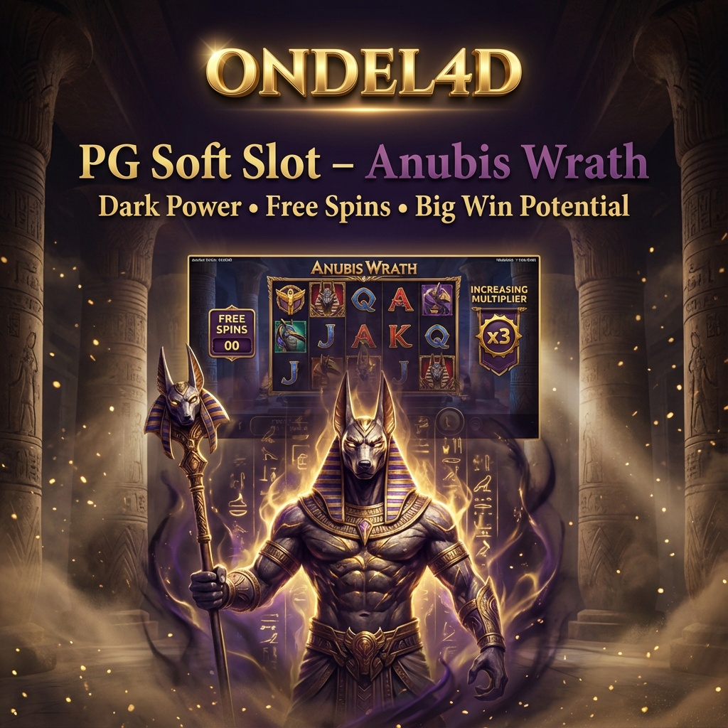 Slot PG Soft Anubis Wrath di ONDEL4D: Amarah Dewa Kematian Pembuka Kemenangan